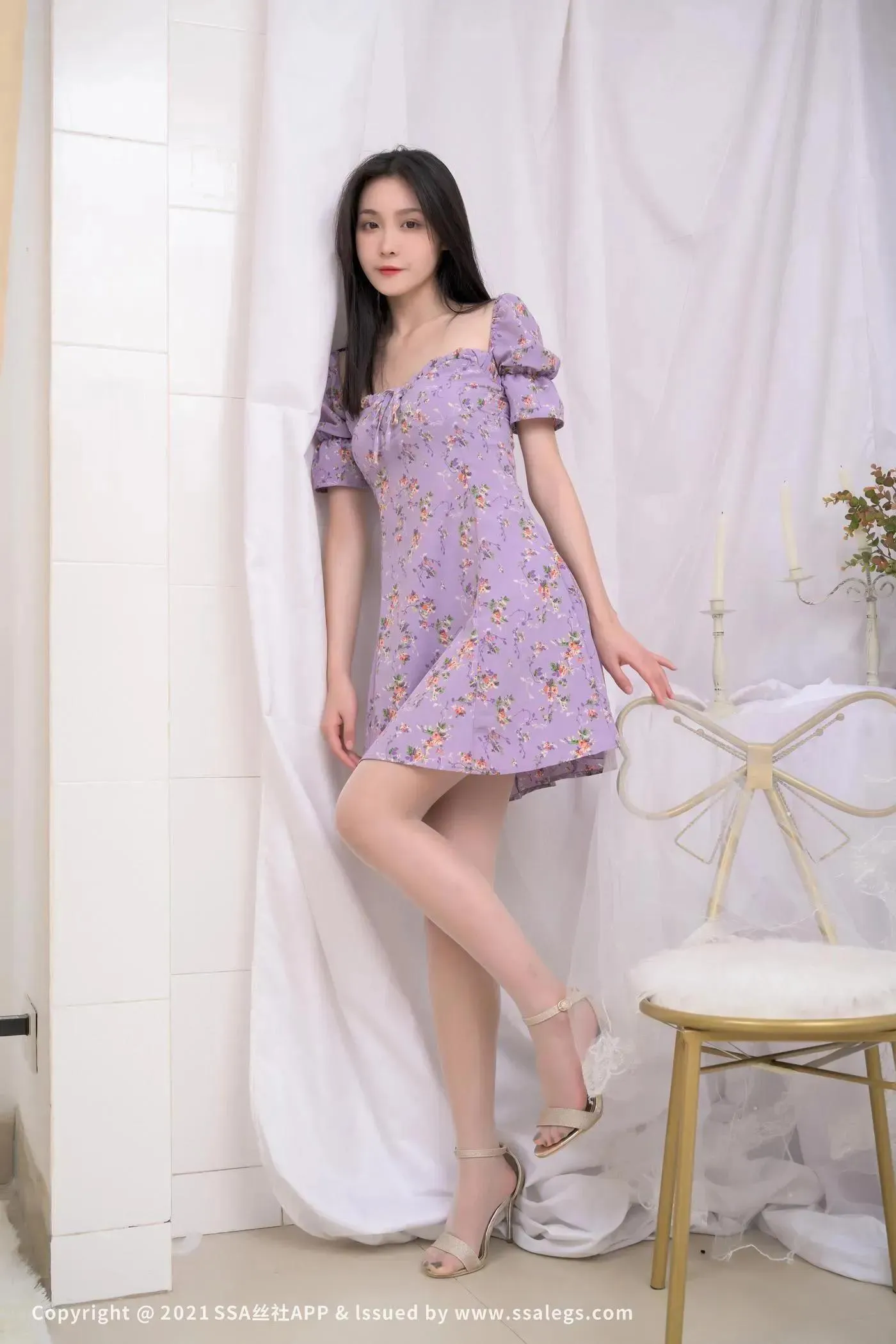 [SSA丝社]超清写真 NO.689 模特君君的肉丝袜（下） [73P]插图7